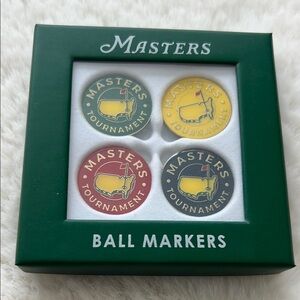 New Masters Tournament Ball Markers Set